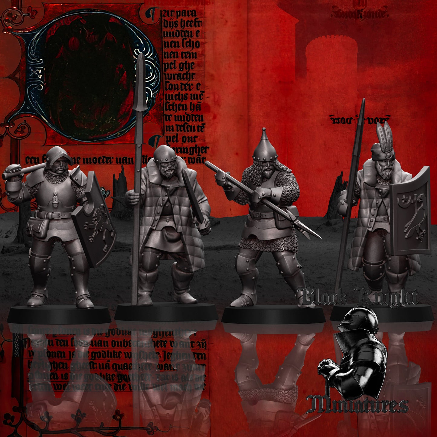 15th Century Vlach Boyars | 28mm Scale | Black Knight Miniatures