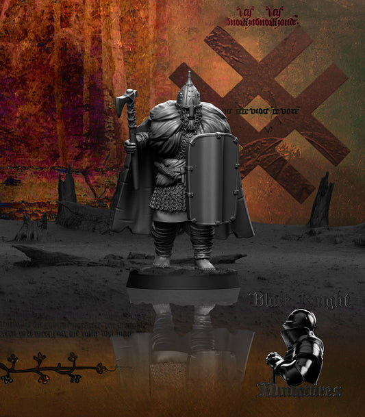 13th Century Vanem Lembitu | 28mm Scale | Black Knight Miniatures