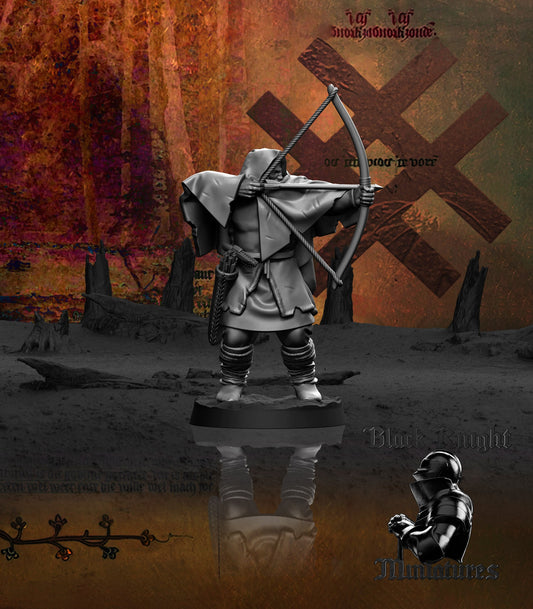 13th Century Samogitian Master Huntsman | 28mm Scale | Black Knight Miniatures