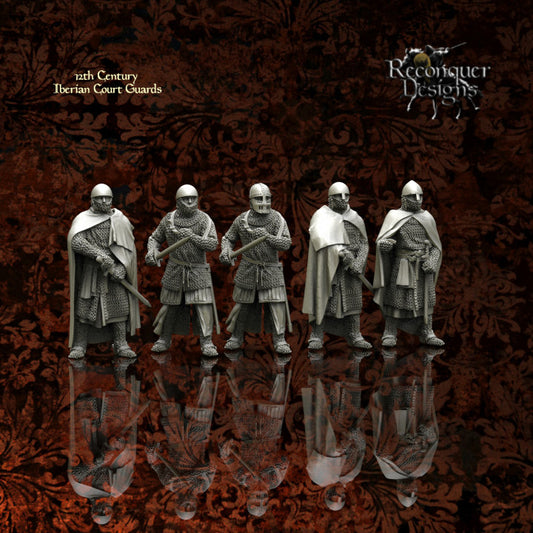 12th Century Iberian Court Guards | 28mm Scale | Reconquer Designs