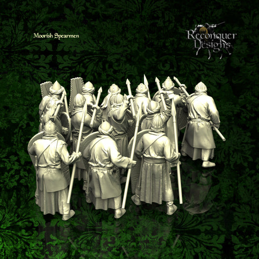 Moorish Spearmen | 28mm Scale | Reconquer Designs