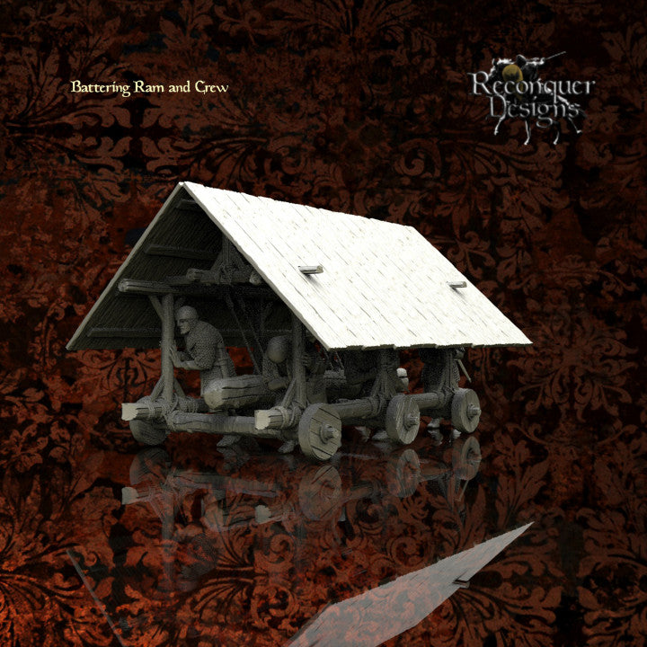 Battering Ram & Crew | 28mm Scale | Reconquer Designs