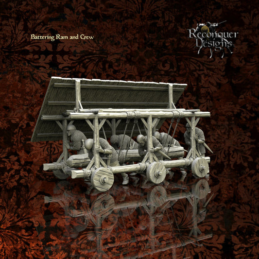 Battering Ram & Crew | 28mm Scale | Reconquer Designs