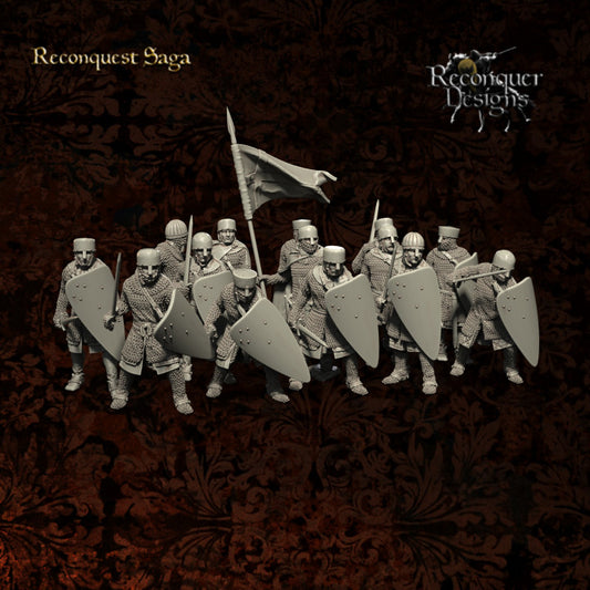 12th Century Foreign Knights | 28mm Scale | Reconquer Designs