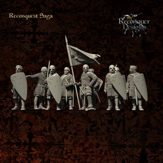 12th Century Foreign Knights | 28mm Scale | Reconquer Designs
