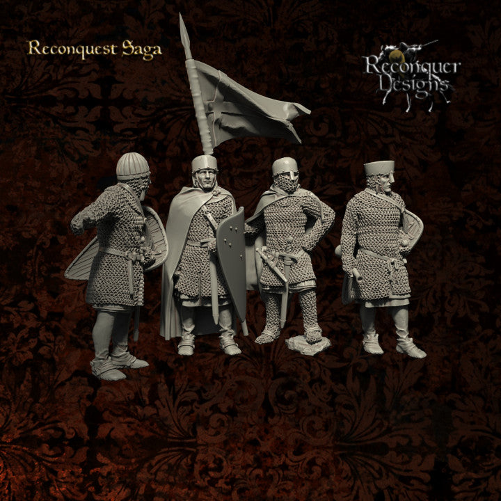 12th Century Foreign Knights | 28mm Scale | Reconquer Designs