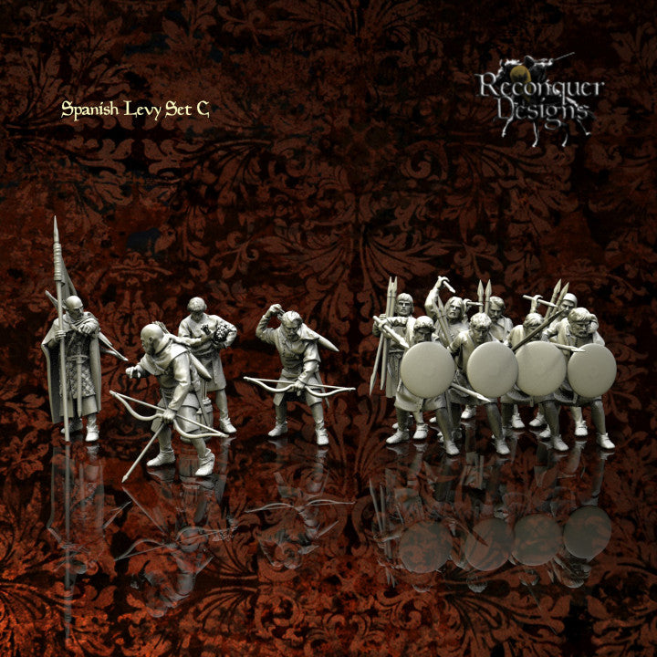 Spanish Levy Set "C" | 28mm Scale | Reconquer Designs