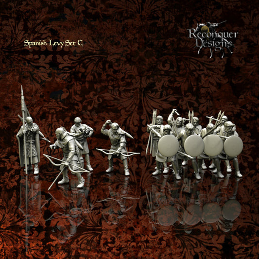 Spanish Levy Set "C" | 28mm Scale | Reconquer Designs