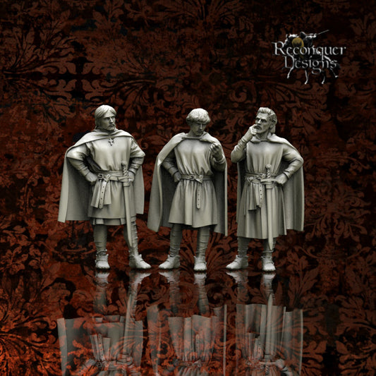 10th - 13th Century Christian Nobles "A" | 28mm Scale | Reconquer Designs