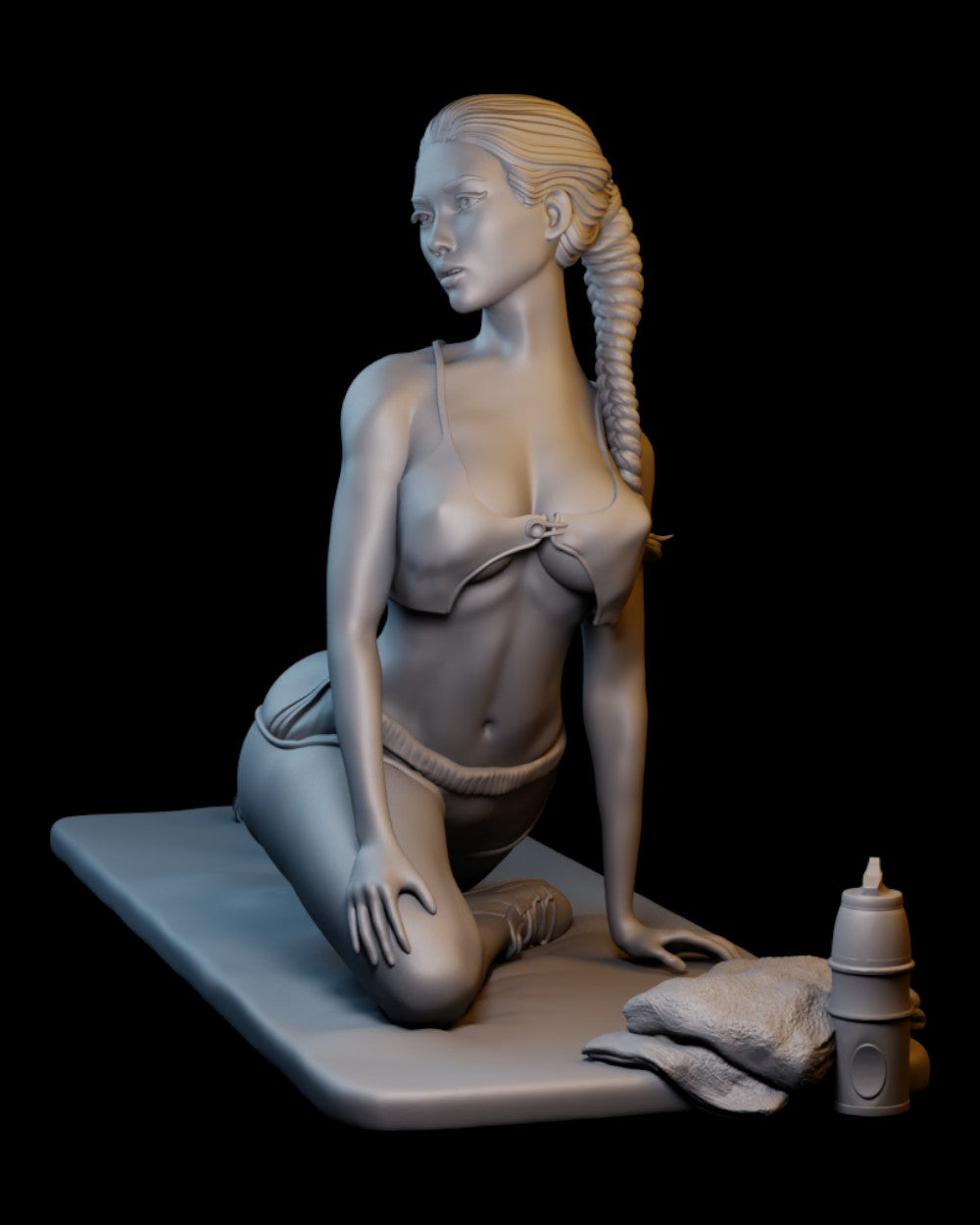 Gym Girl Aiko | 75mm / 120mm / 180mm | Dart Arts 3D