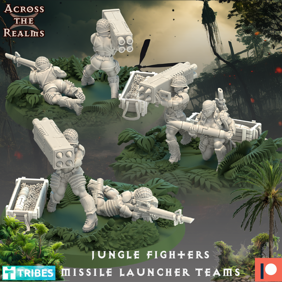Missile Launcher Teams | 32mm Scale | Across the Realms