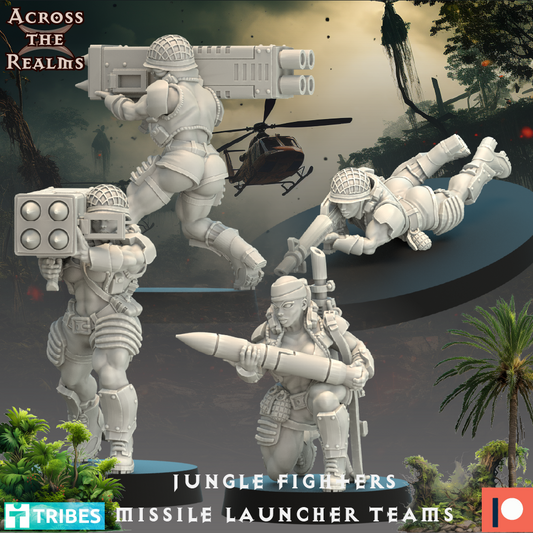 Missile Launcher Teams  | 32mm Scale | Across the Realms