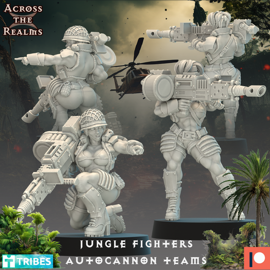 Autocannon Teams | 32mm Scale | Across the Realms