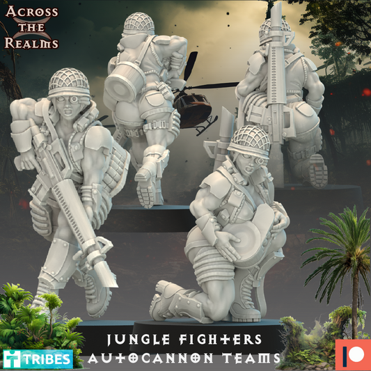 Autocannon Teams | 32mm Scale | Across the Realms
