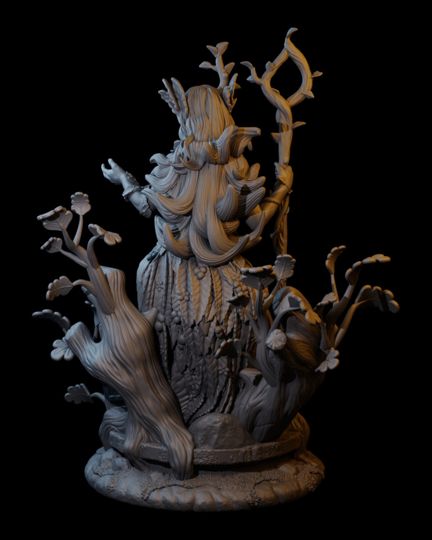 Dryad Druid | 35mm / 75mm | Hold My Miniatures