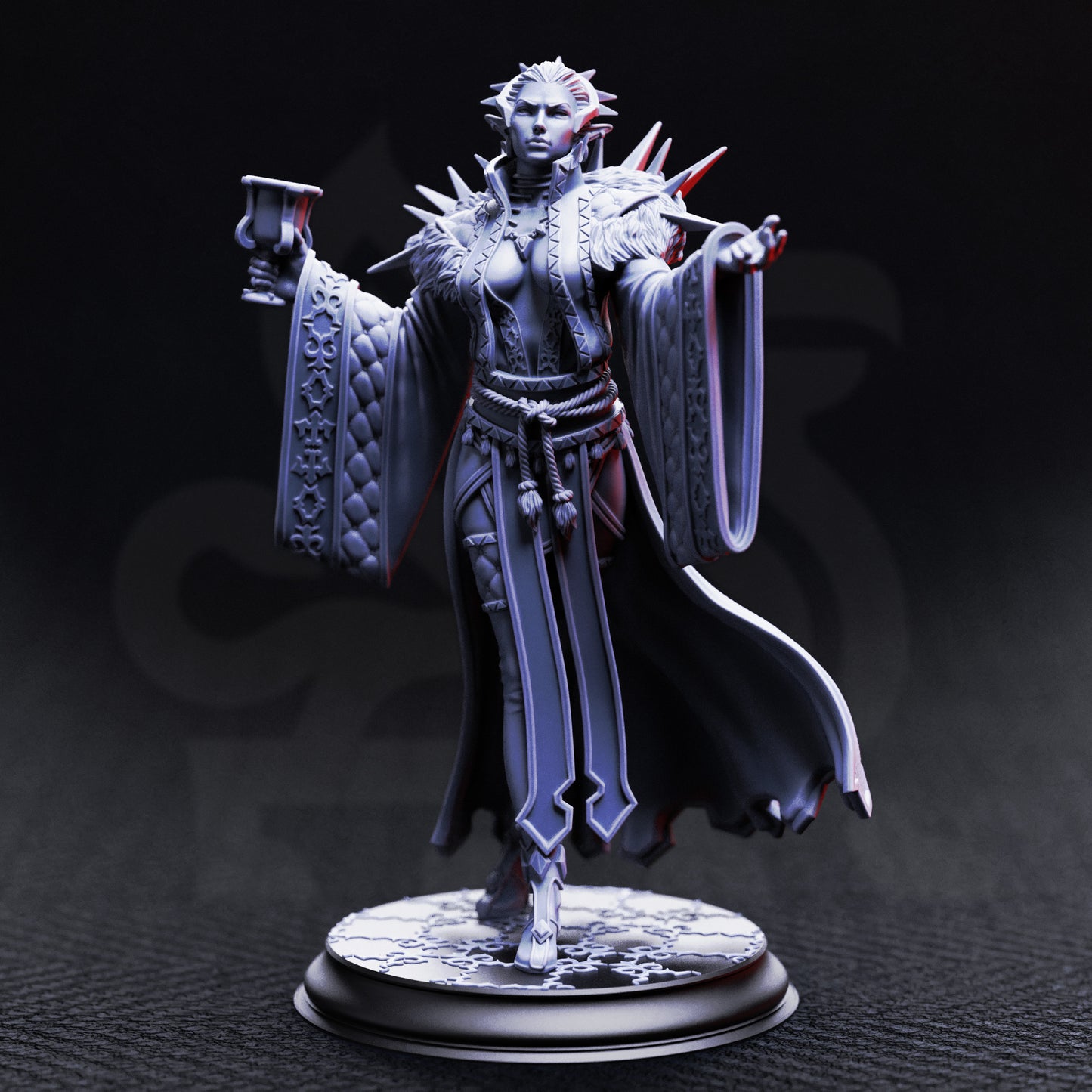Baroness Noctra de Blanc - Vampire Noblewoman | 32mm / 75mm Scale | DM Stash