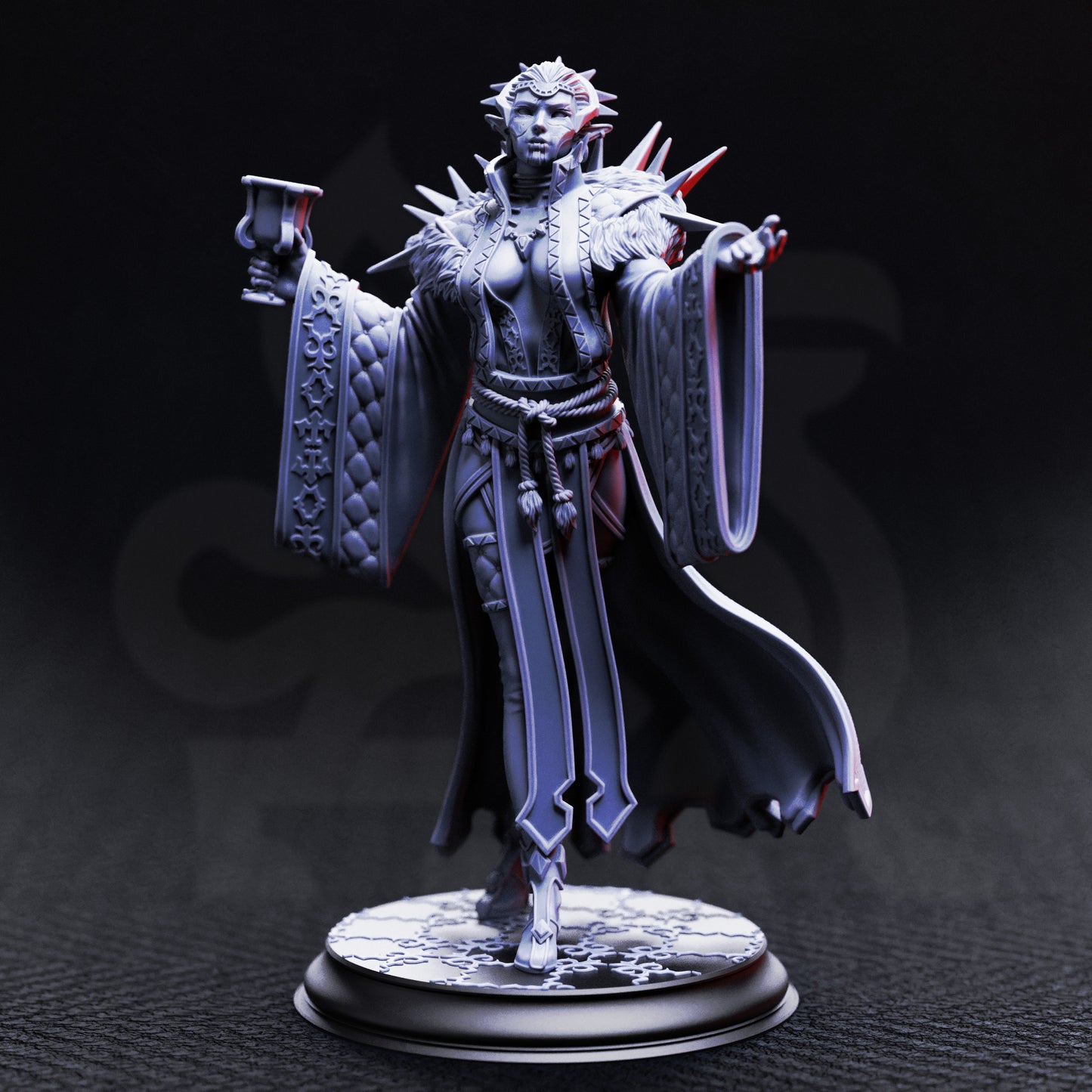Baroness Noctra de Blanc - Vampire Noblewoman | 32mm / 75mm Scale | DM Stash