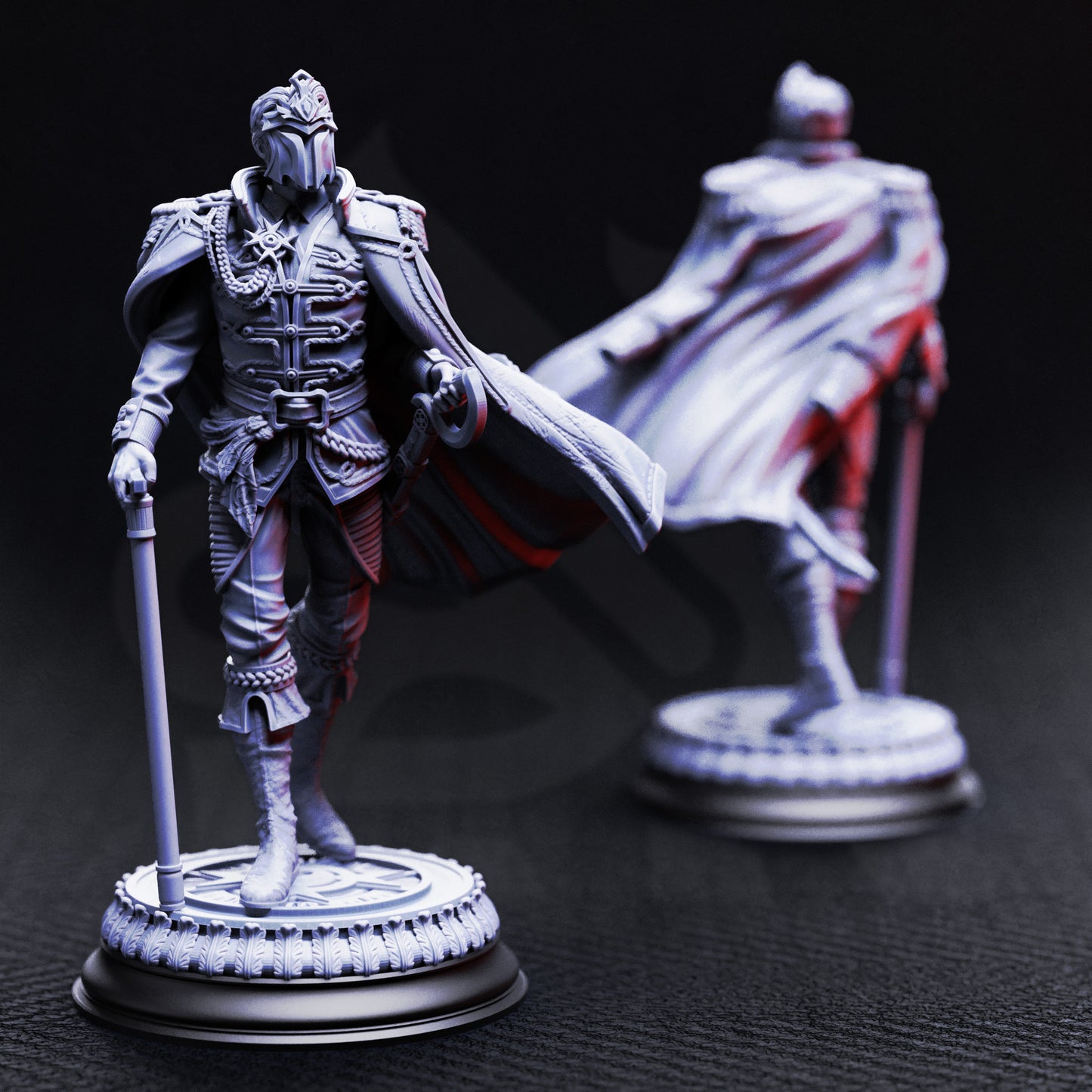 Benoit Blood-Eyes - General of the Damned | 32mm / 75mm Scale | DM Stash