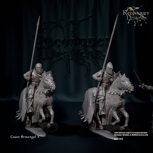 Count Ermengol X | 28mm Scale | Reconquer Designs