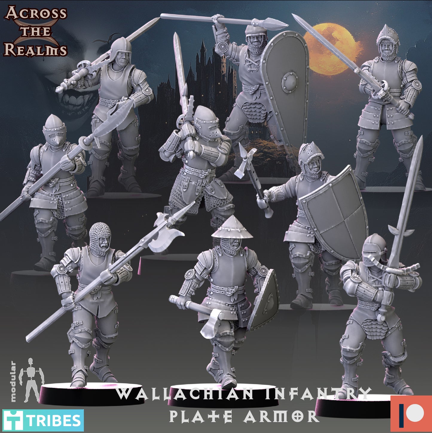 Wallachian Infantry | Multi-Part / Modular | 32mm Scale | Across the Realms
