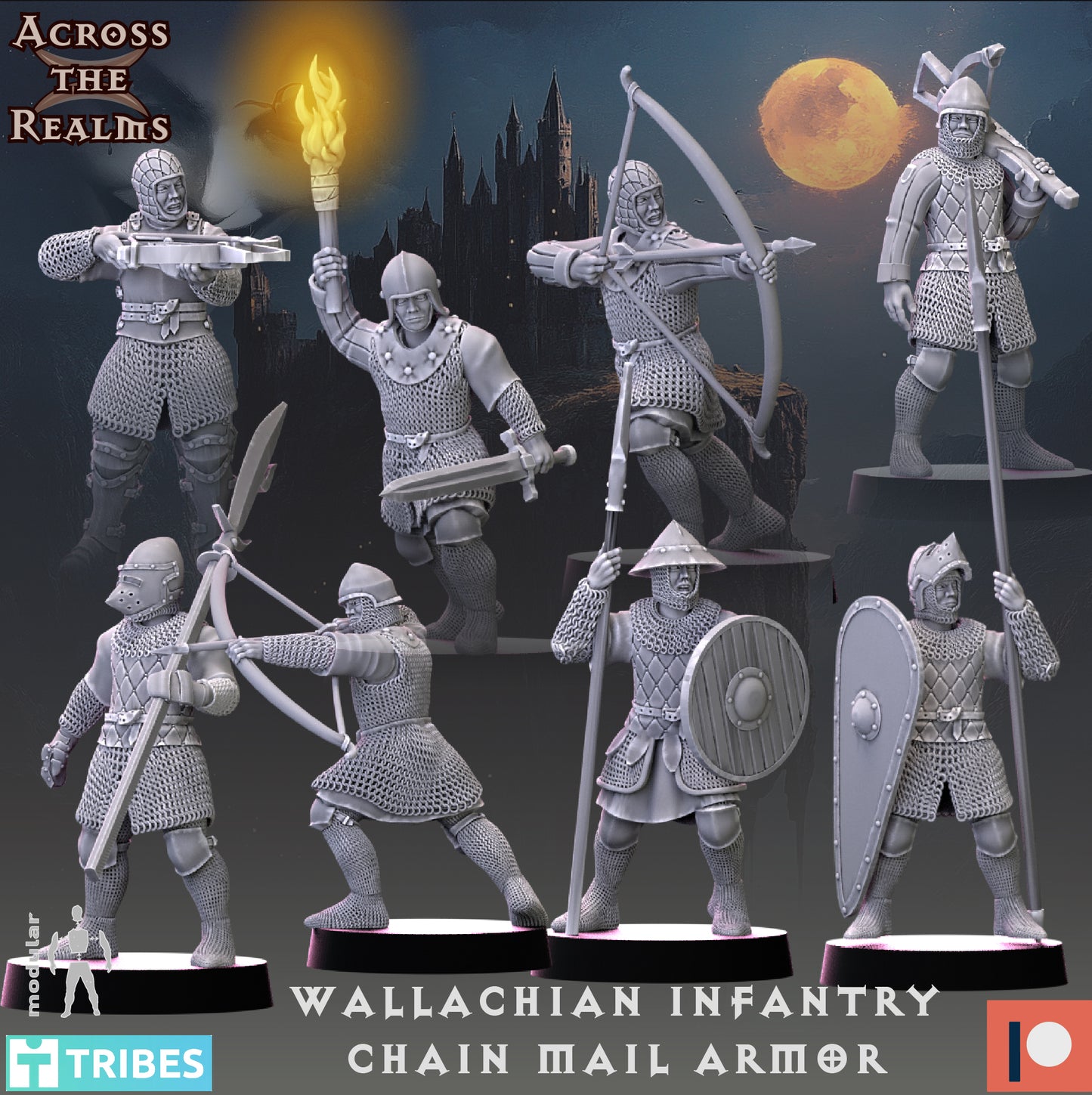 Wallachian Infantry | Multi-Part / Modular | 32mm Scale | Across the Realms