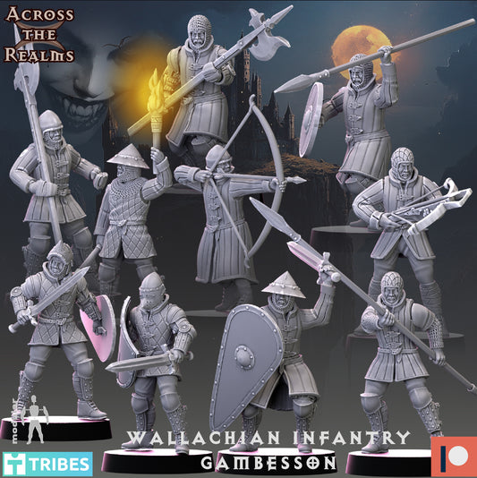 Wallachian Infantry | Multi-Part / Modular | 32mm Scale | Across the Realms