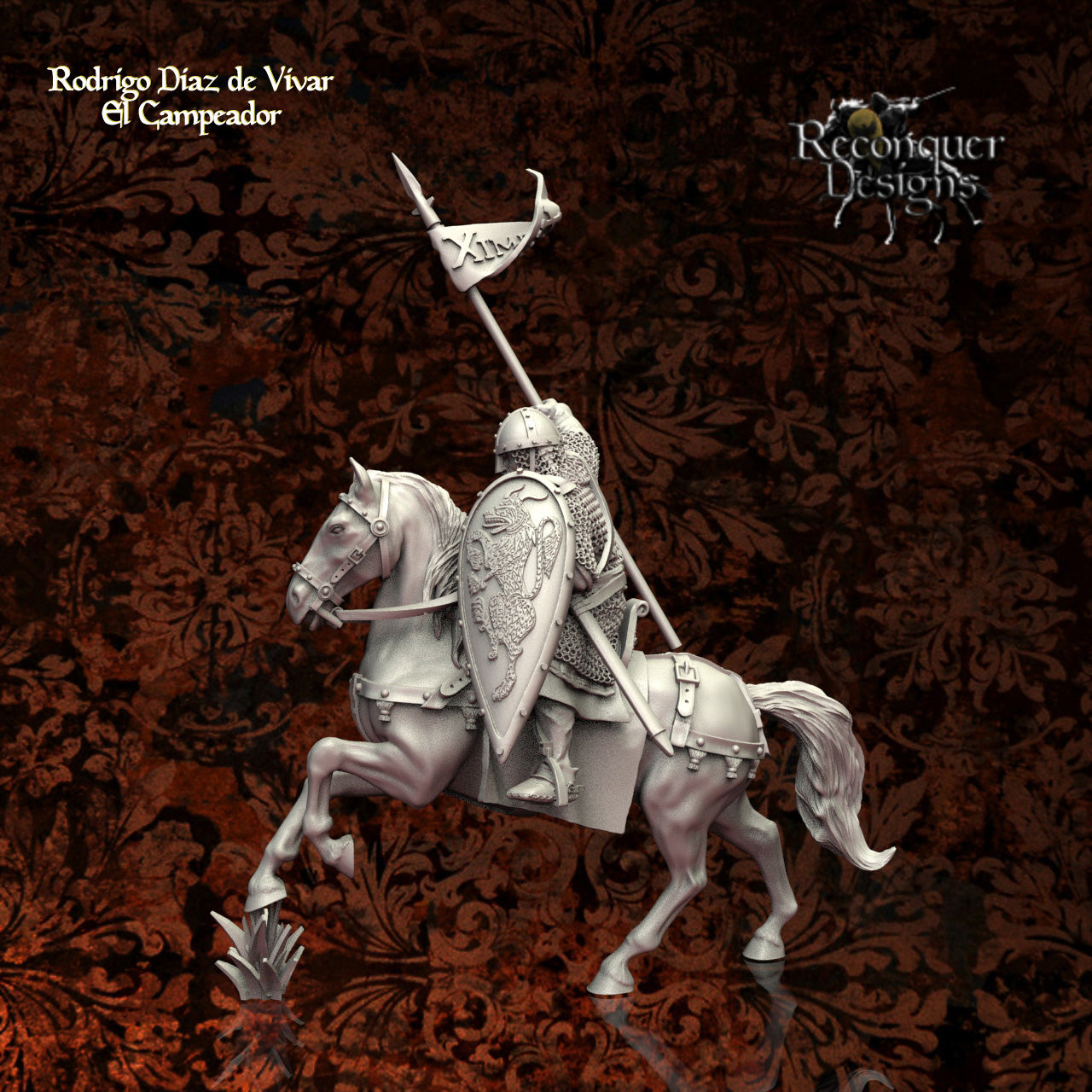 Rodrigo Diaz de Vivar El Campeador | 28mm Scale | Reconquer Designs