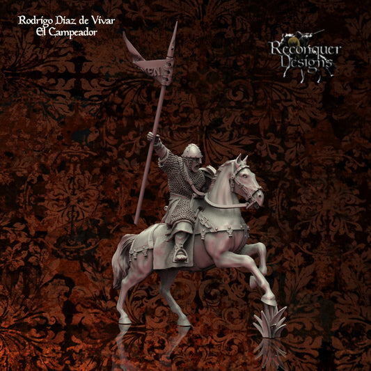 Rodrigo Diaz de Vivar El Campeador | 28mm Scale | Reconquer Designs