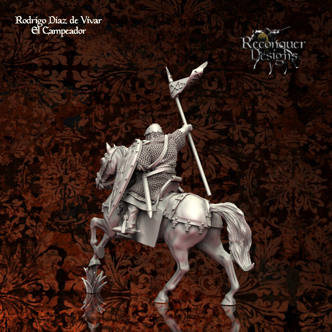Rodrigo Diaz de Vivar El Campeador | 28mm Scale | Reconquer Designs