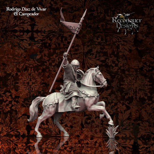 Rodrigo Diaz de Vivar El Campeador | 28mm Scale | Reconquer Designs