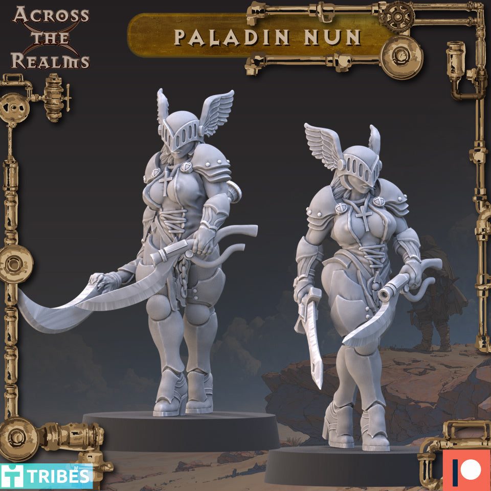 Paladin Nun | 32mm Scale | Across the Realms