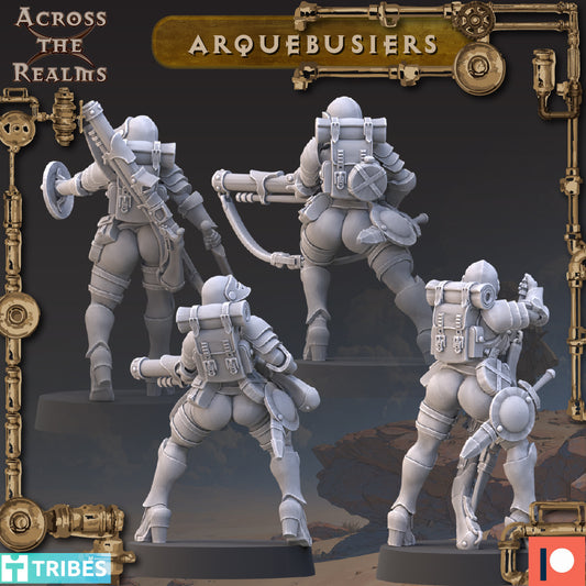 Arquebusiers | 32mm Scale | Across the Realms