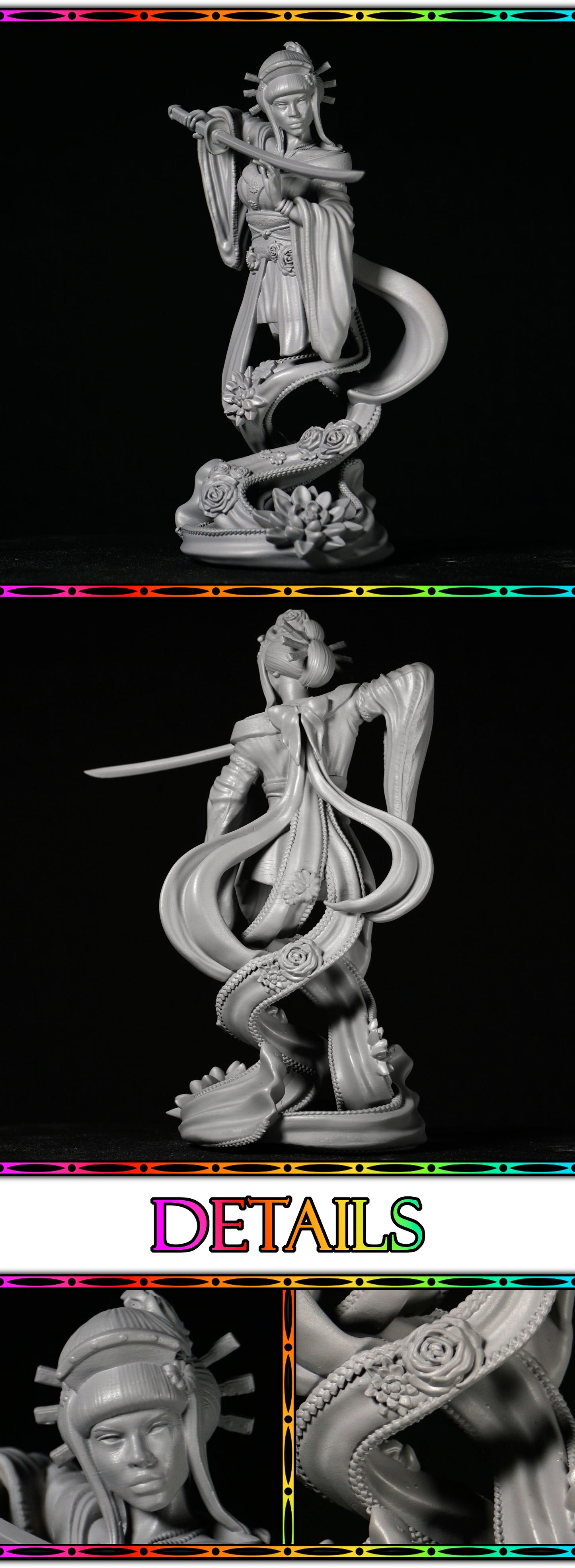 Hana | Bust | BlackBirdMiniatures