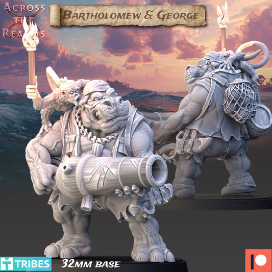 Bartholomew & George | 32mm Scale | Across the Realms