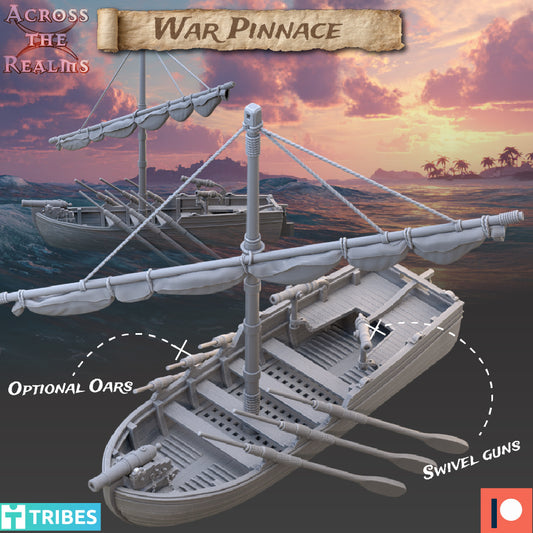 War Pinnace | 32mm Scale | Across the Realms
