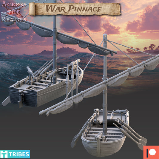 War Pinnace | 32mm Scale | Across the Realms