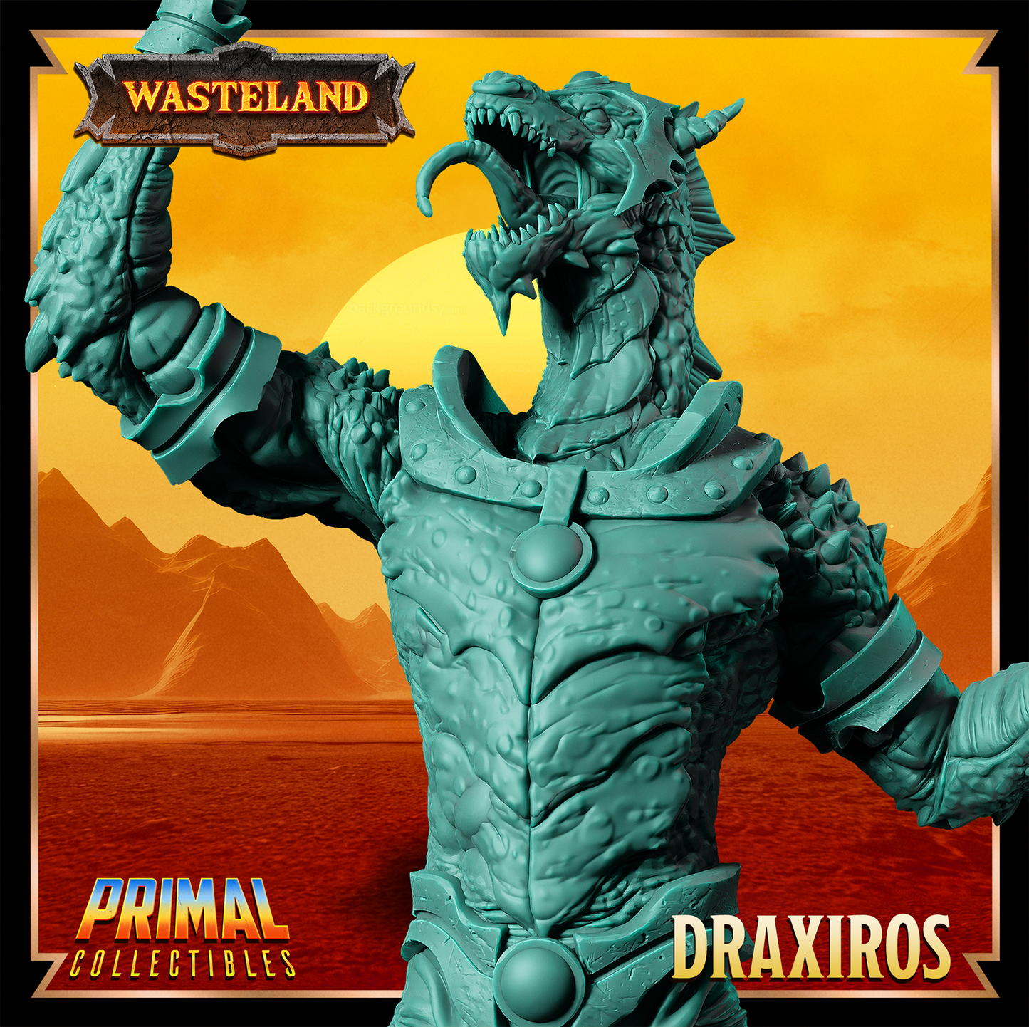 Draxiros - Sorcerer King | 32mm / 75mm Scale | PRIMAL Collectibles