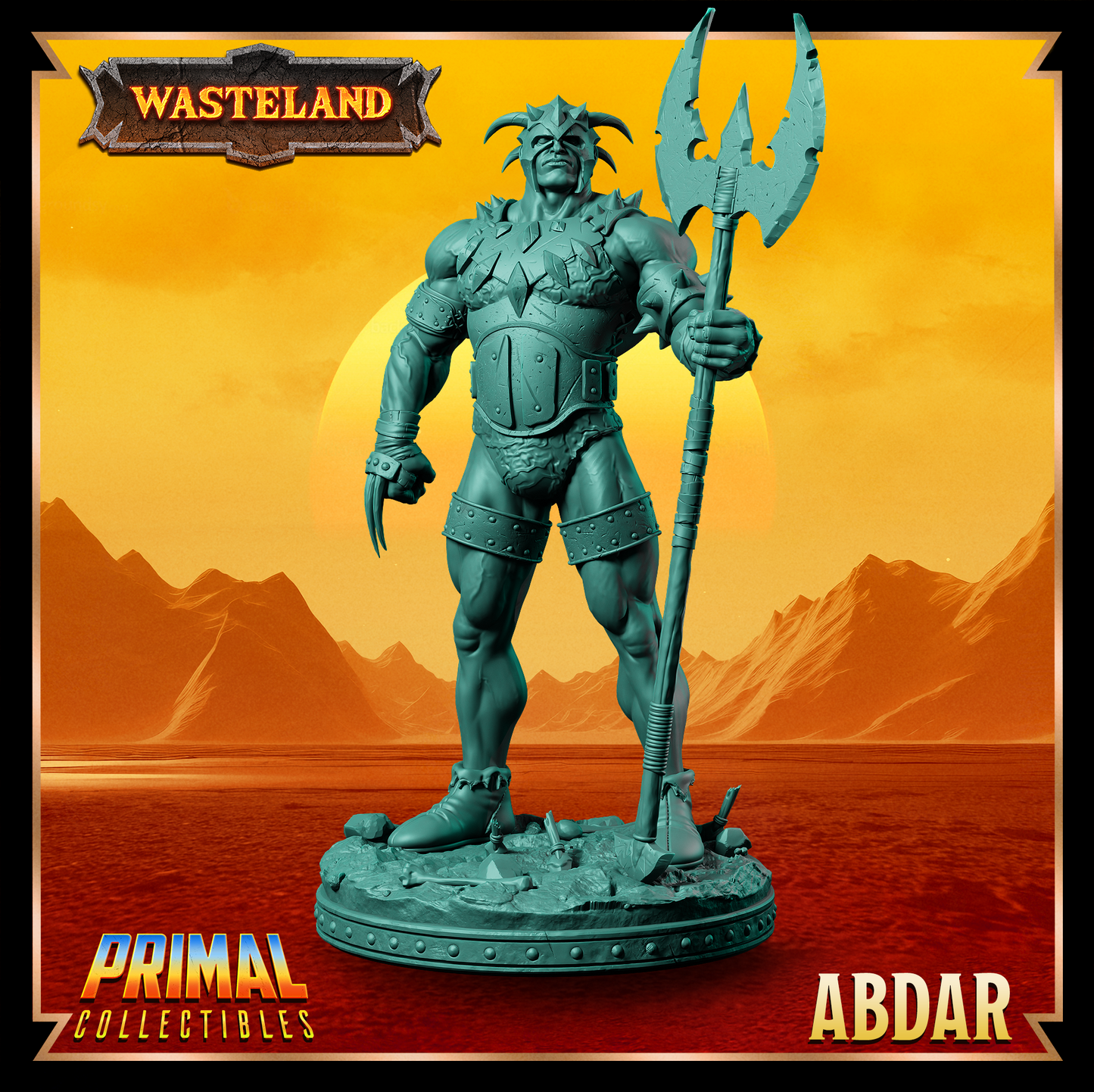 Abdar - Warrior | 32mm / 75mm Scale | PRIMAL Collectibles