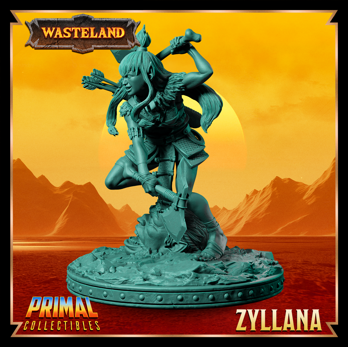 Zyllana - Halfling | 32mm / 75mm Scale | PRIMAL Collectibles