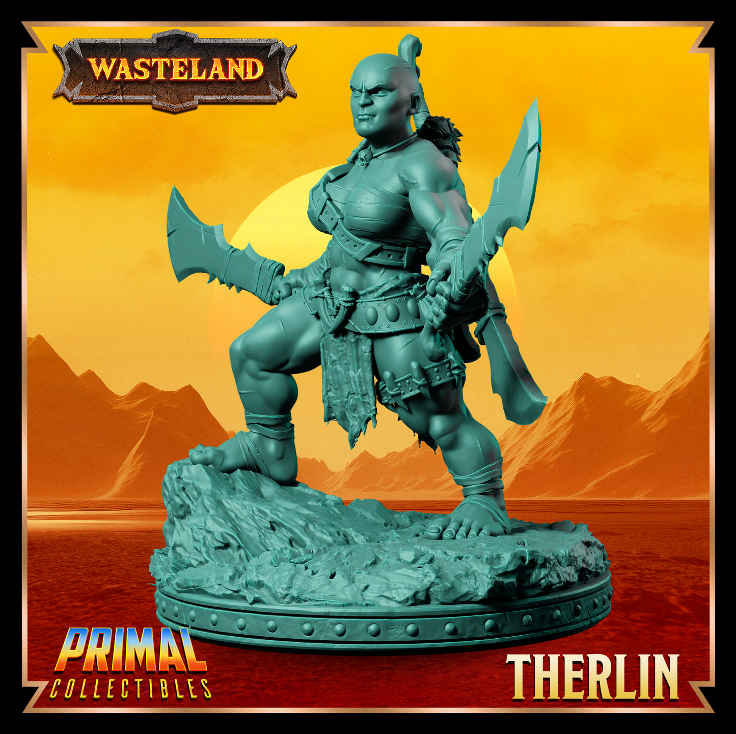 Therlin - Dwarf | 32mm / 75mm Scale | PRIMAL Collectibles