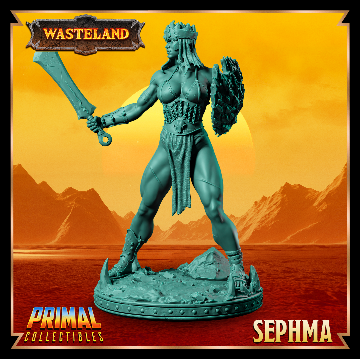 Sephma - Gladiator | 32mm / 75mm Scale | PRIMAL Collectibles