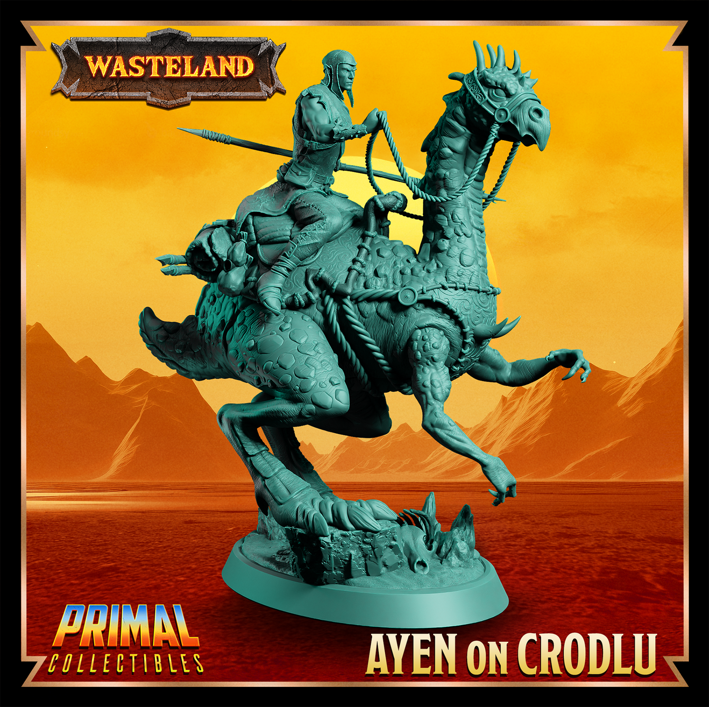 Ayen on Crodlu | 32mm / 75mm Scale | PRIMAL Collectibles