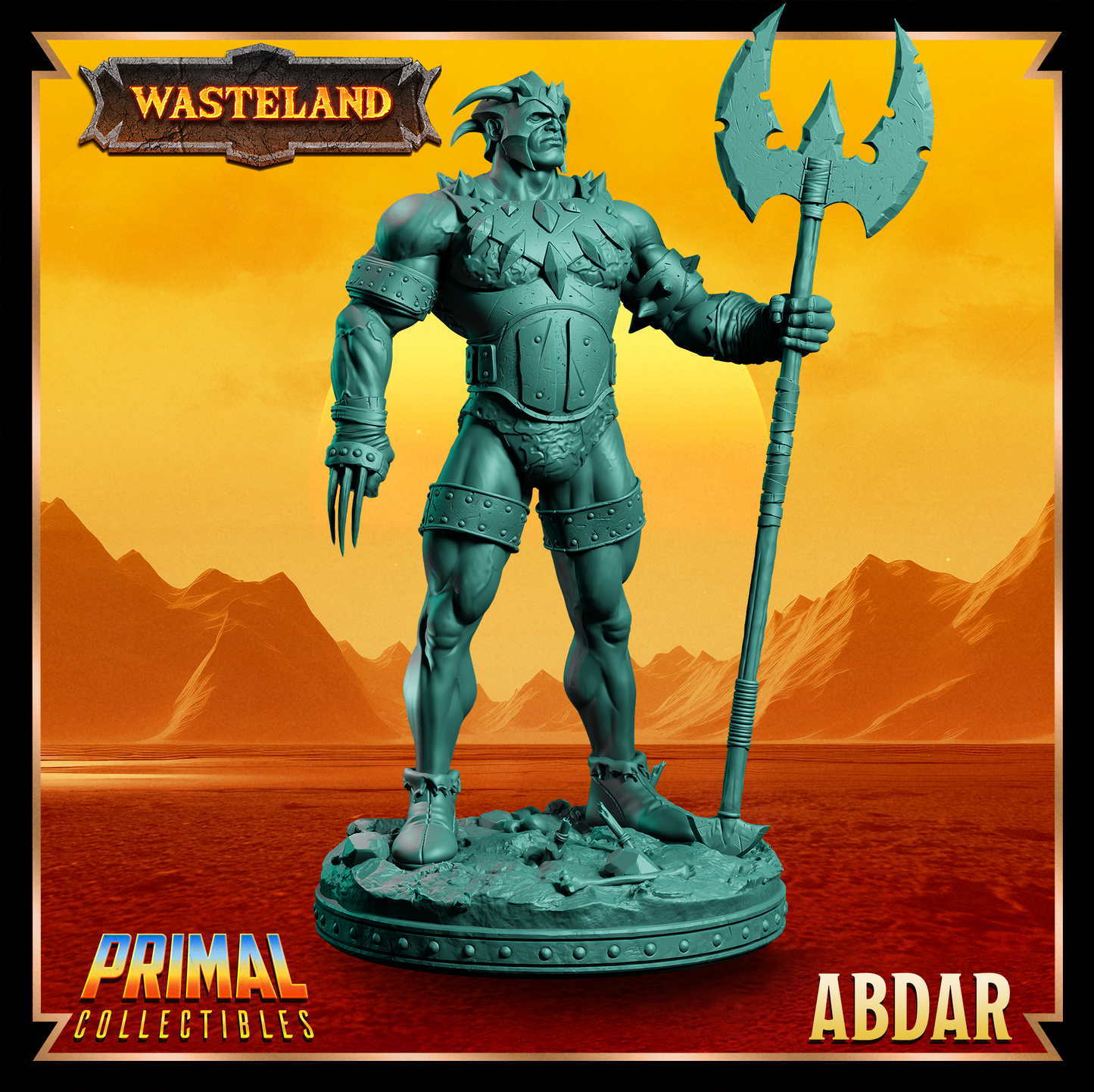 Abdar - Warrior | 32mm / 75mm Scale | PRIMAL Collectibles
