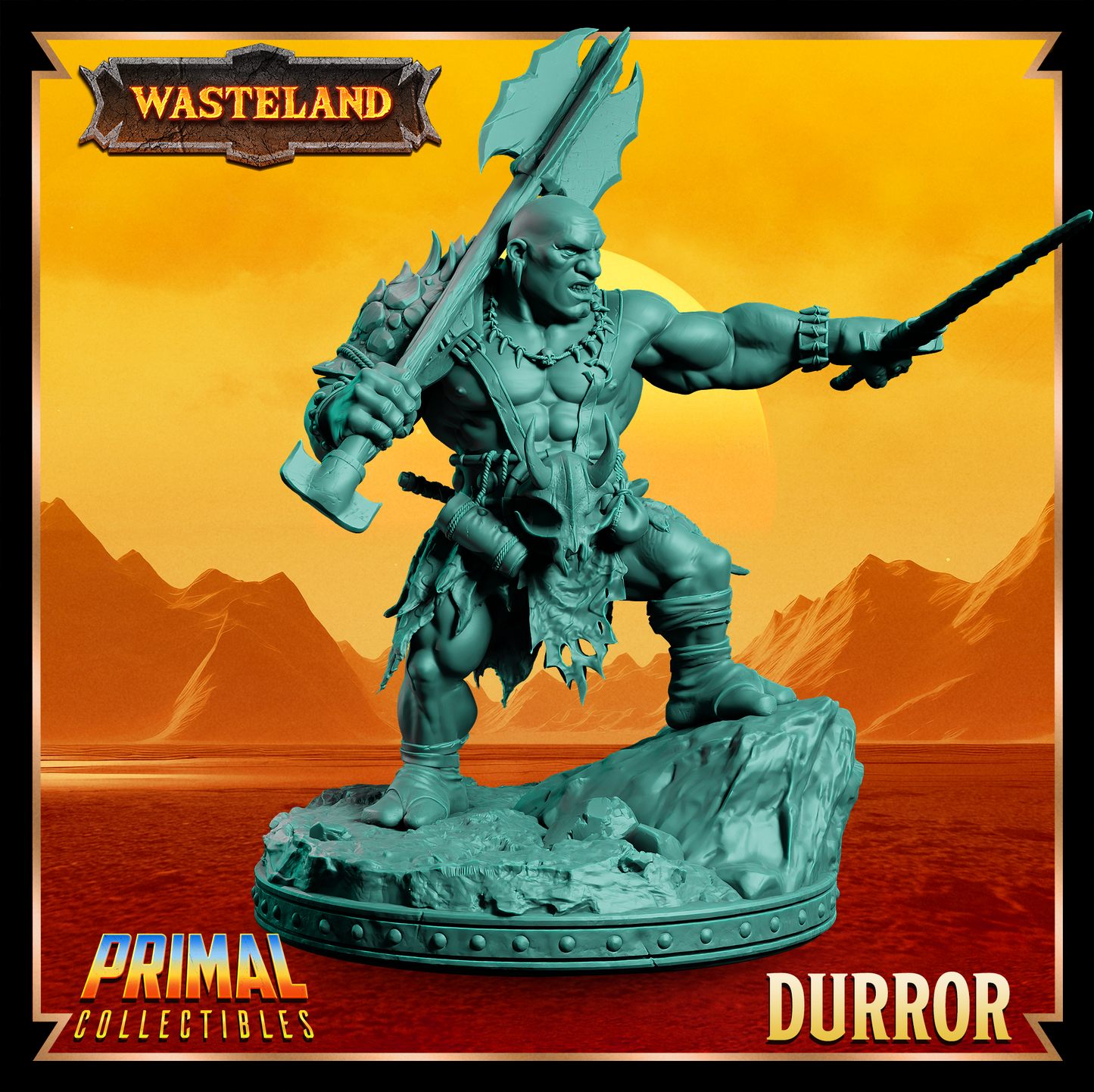 Durror - Dwarf | 32mm / 75mm Scale | PRIMAL Collectibles