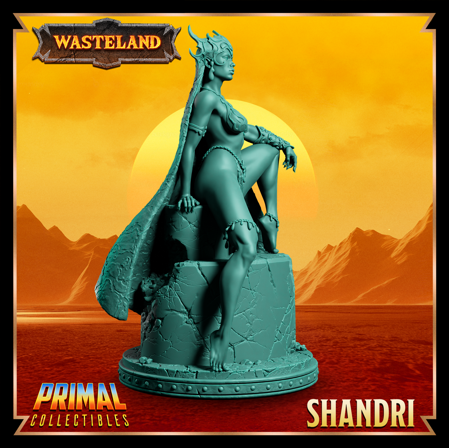 Shandri - Sorcerer Queen | 32mm / 75mm Scale | PRIMAL Collectibles