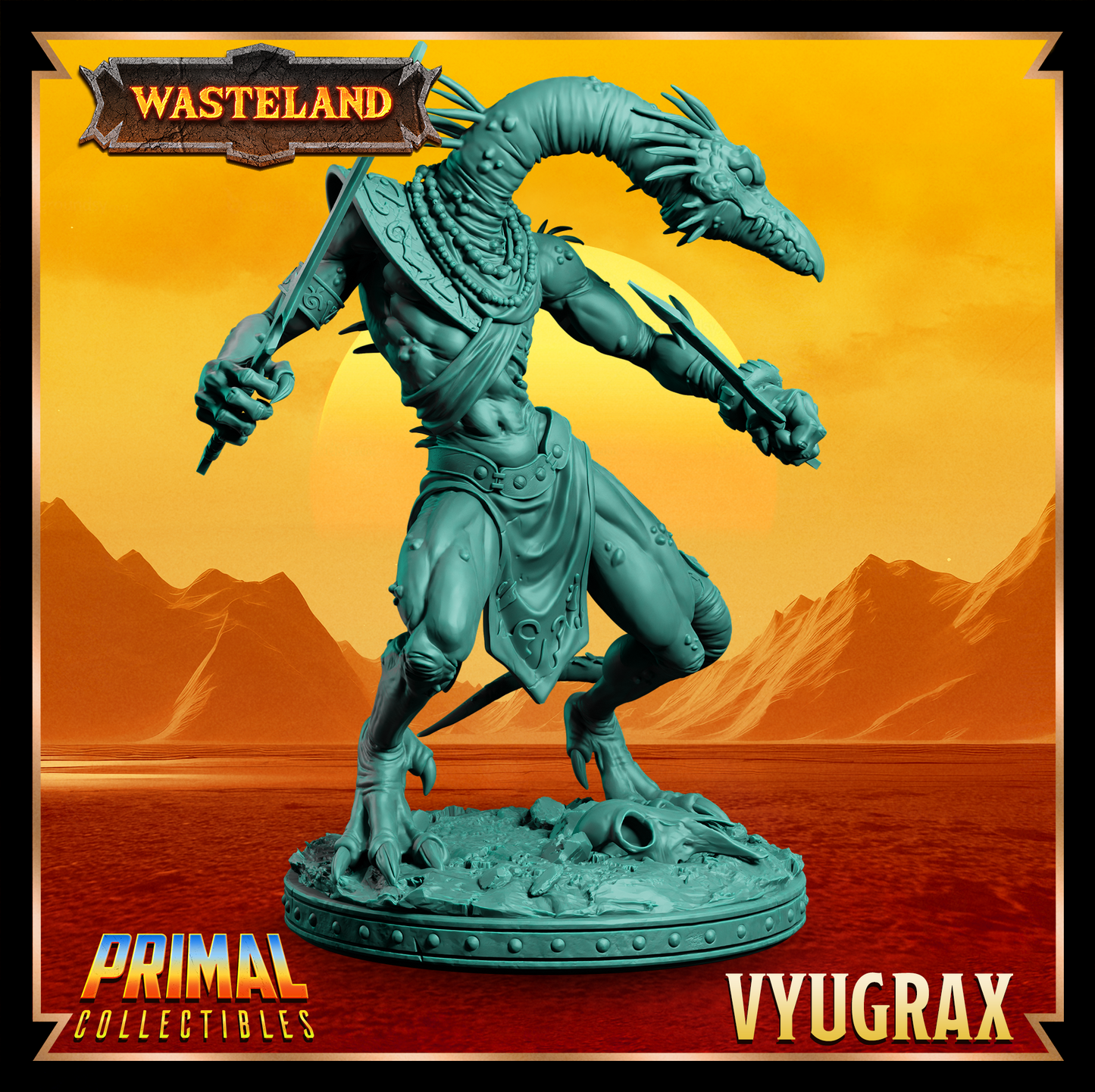 Vyugrax - Draconian | 32mm / 75mm Scale | PRIMAL Collectibles