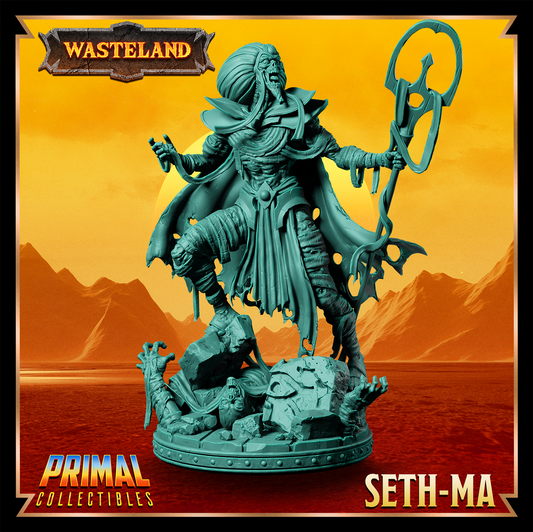 Sethma - Sorcerer King | 32mm / 75mm Scale | PRIMAL Collectibles