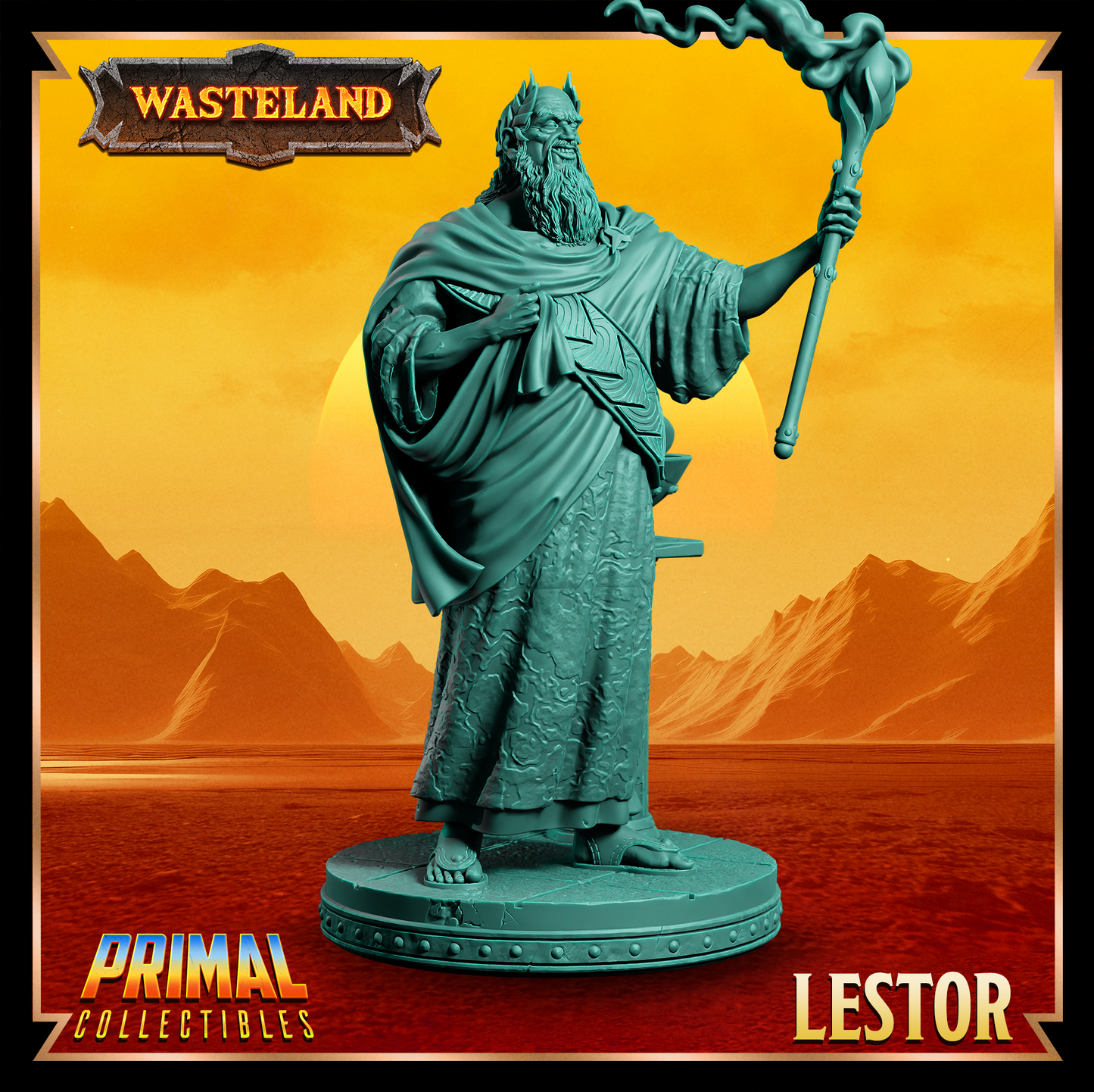 Lestor - Sorcerer King | 32mm / 75mm Scale | PRIMAL Collectibles