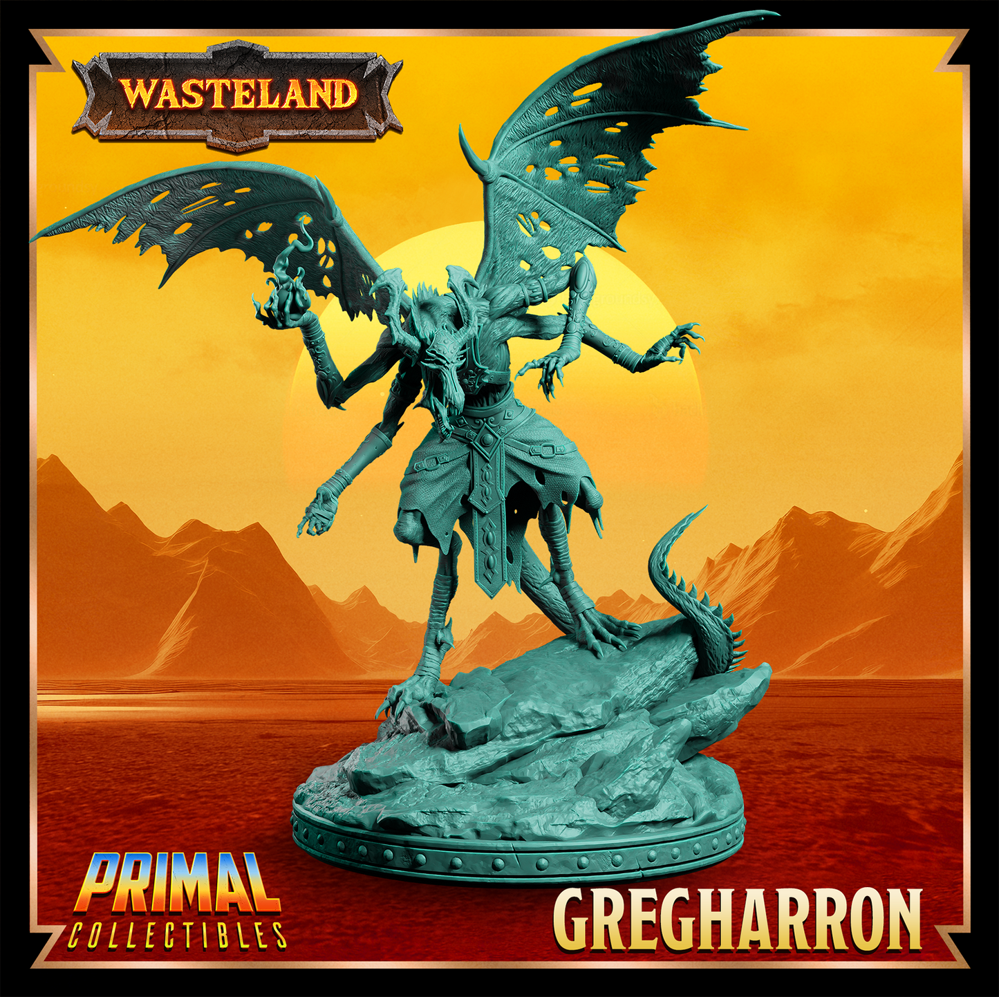 Gregharron - Sorcerer King | 32mm Scale | PRIMAL Collectibles