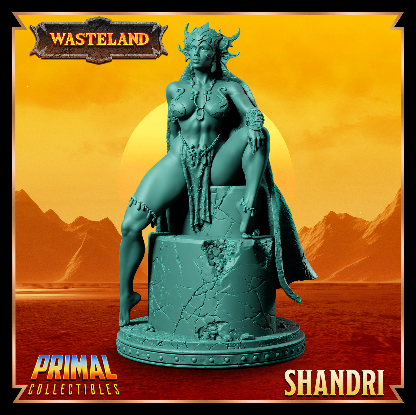 Shandri - Sorcerer Queen | 32mm / 75mm Scale | PRIMAL Collectibles